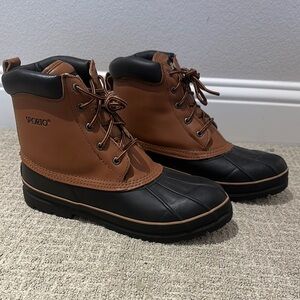 Sporto Men's Brown and Black Boots